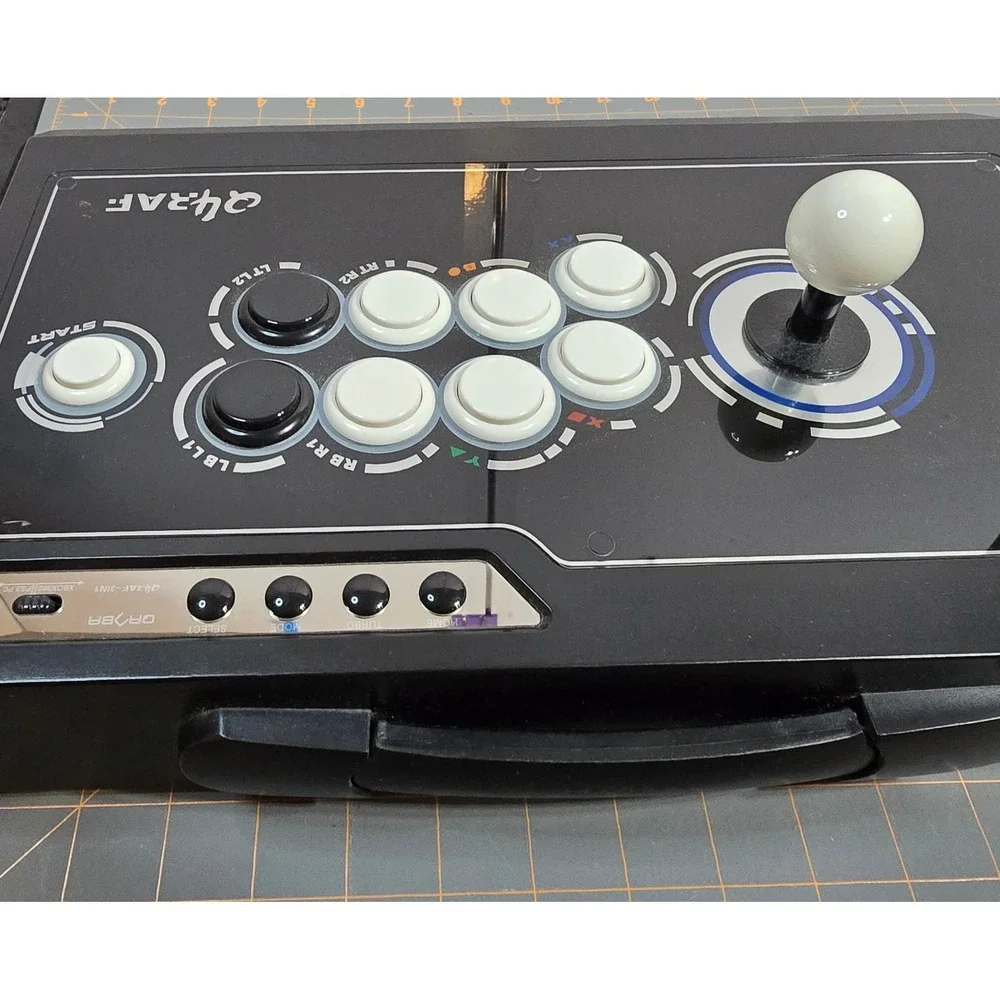 Qanba 4 Q4 RAF 3-in-1 Fight Stick for PS3, Xbox 360, and PC Black
